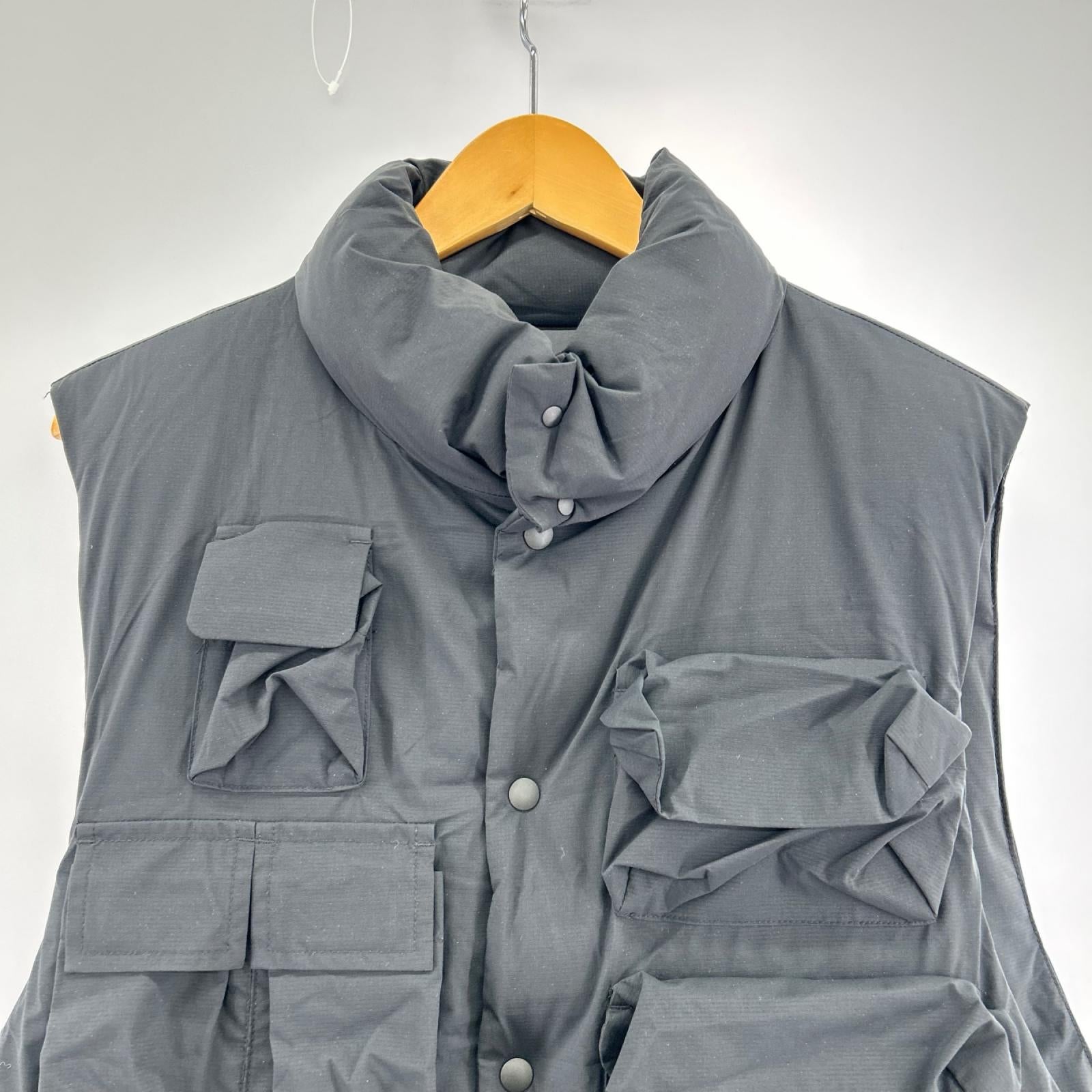 ダウンベスト F/CE PERTEX WATERPROOF DOWN VEST 黒 L ブラック