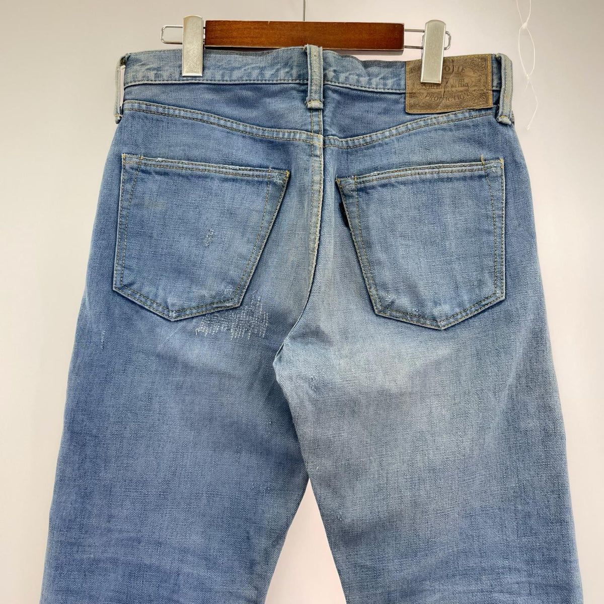 デニムパンツ COOTIE リペア加工 デニムパンツ 青 30 ブルー