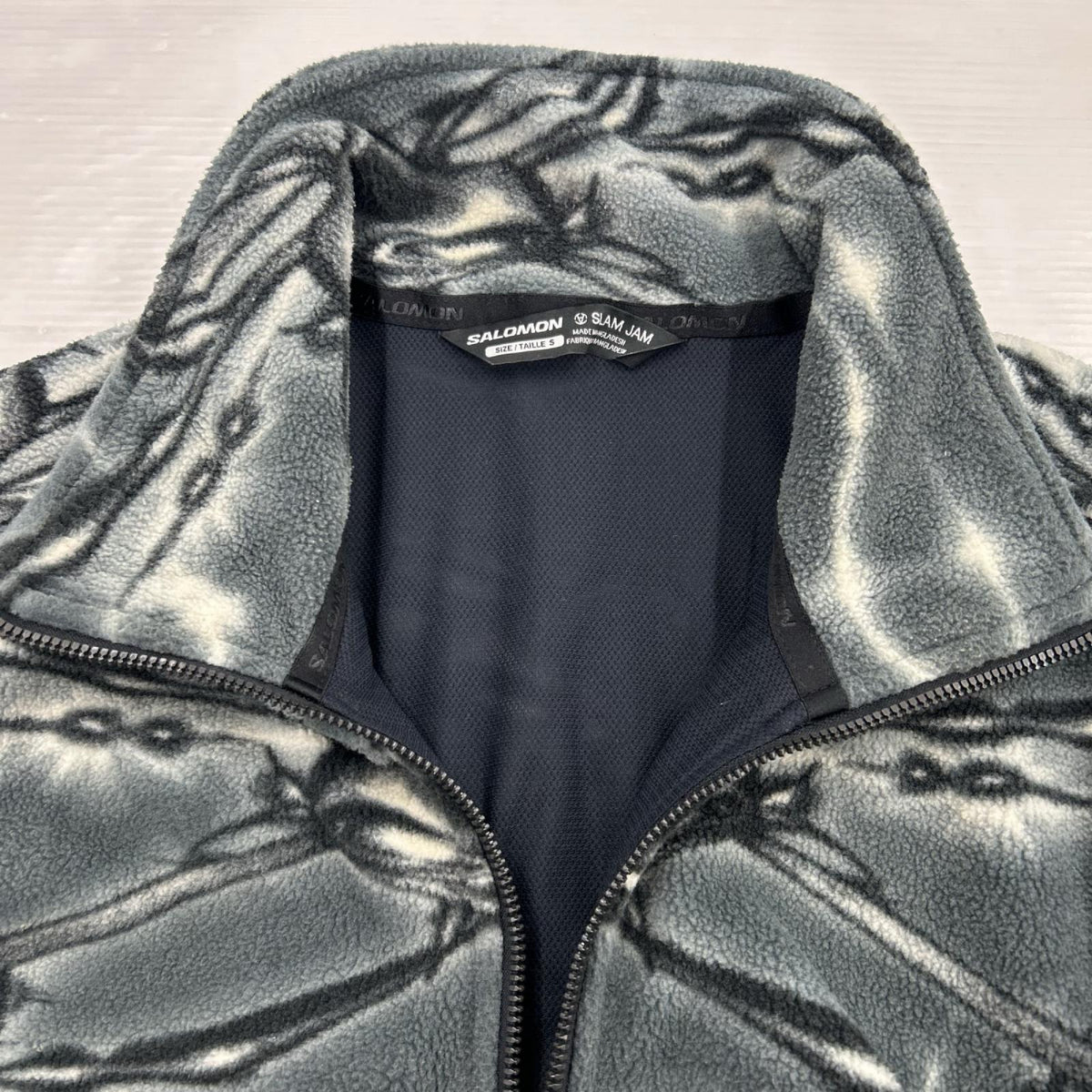 その他トップス × Slam Jam ハーフジップフリースプルオーバー S グレー