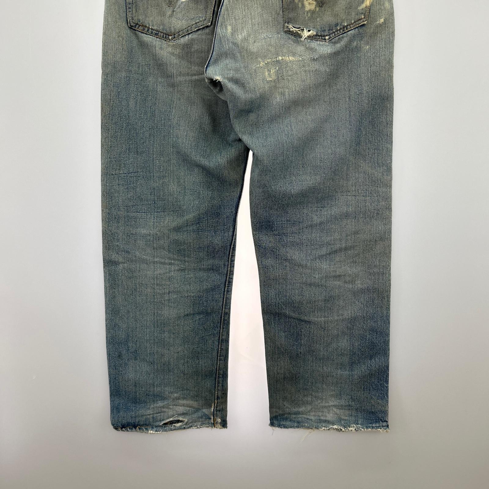 デニムパンツ 60～70S 501 BIGE ネイビー
