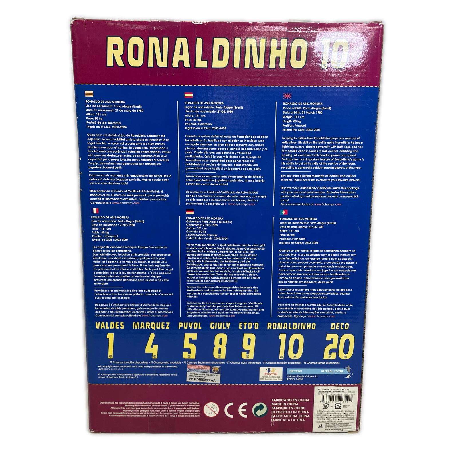 FT CHAMPS FCバルセロナ ロナウジーニョ 10 FCバルセロナ その他小物