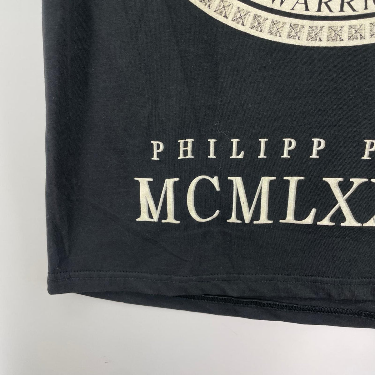 半袖Ｔシャツ PHILIPP PLEIN ラインストーンTシャツ 黒 M ブラック
