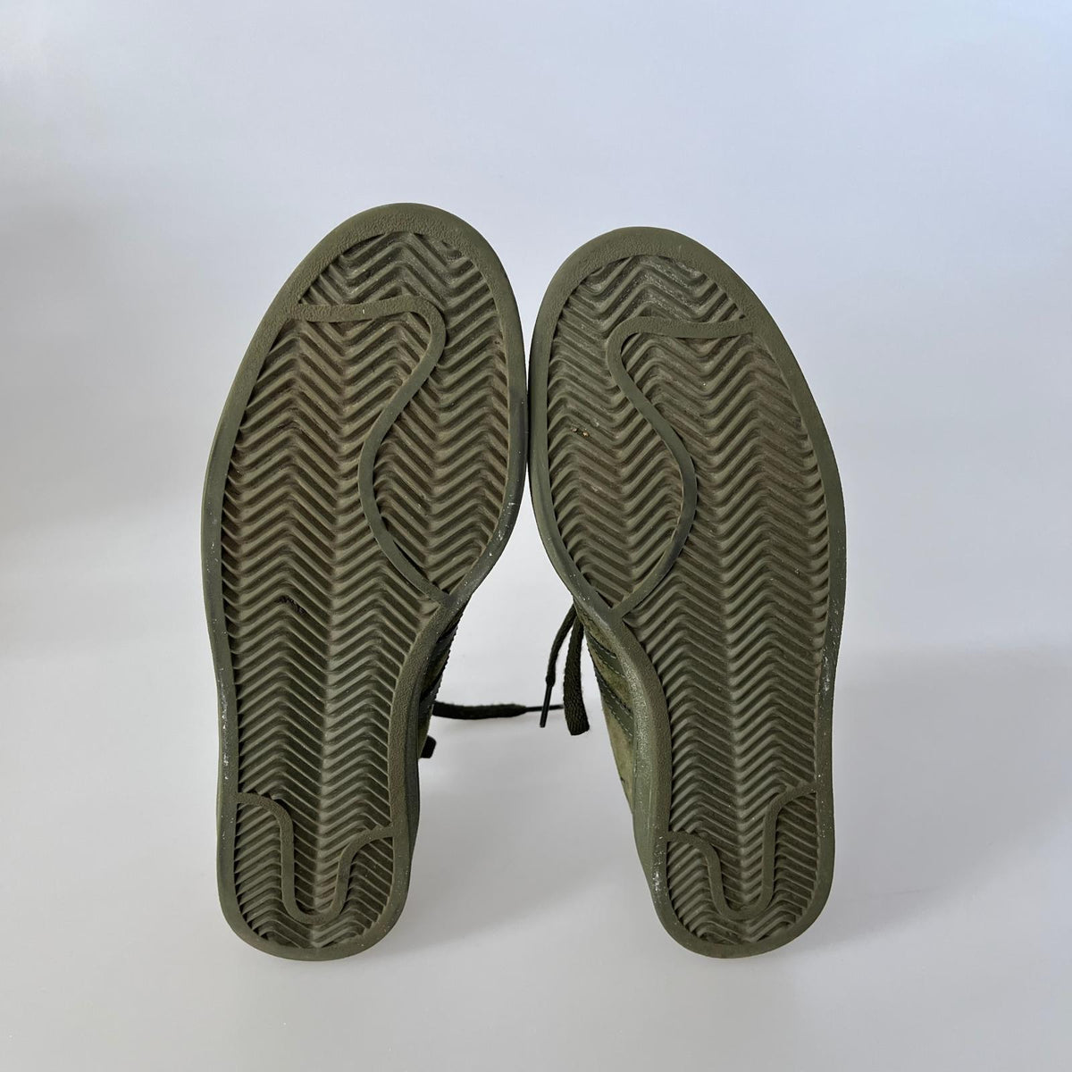 スニーカー CAMPUS SUEDE GREEN 27.0cm 26.5cm (US8 1/2 UK8 EU43) カーキ