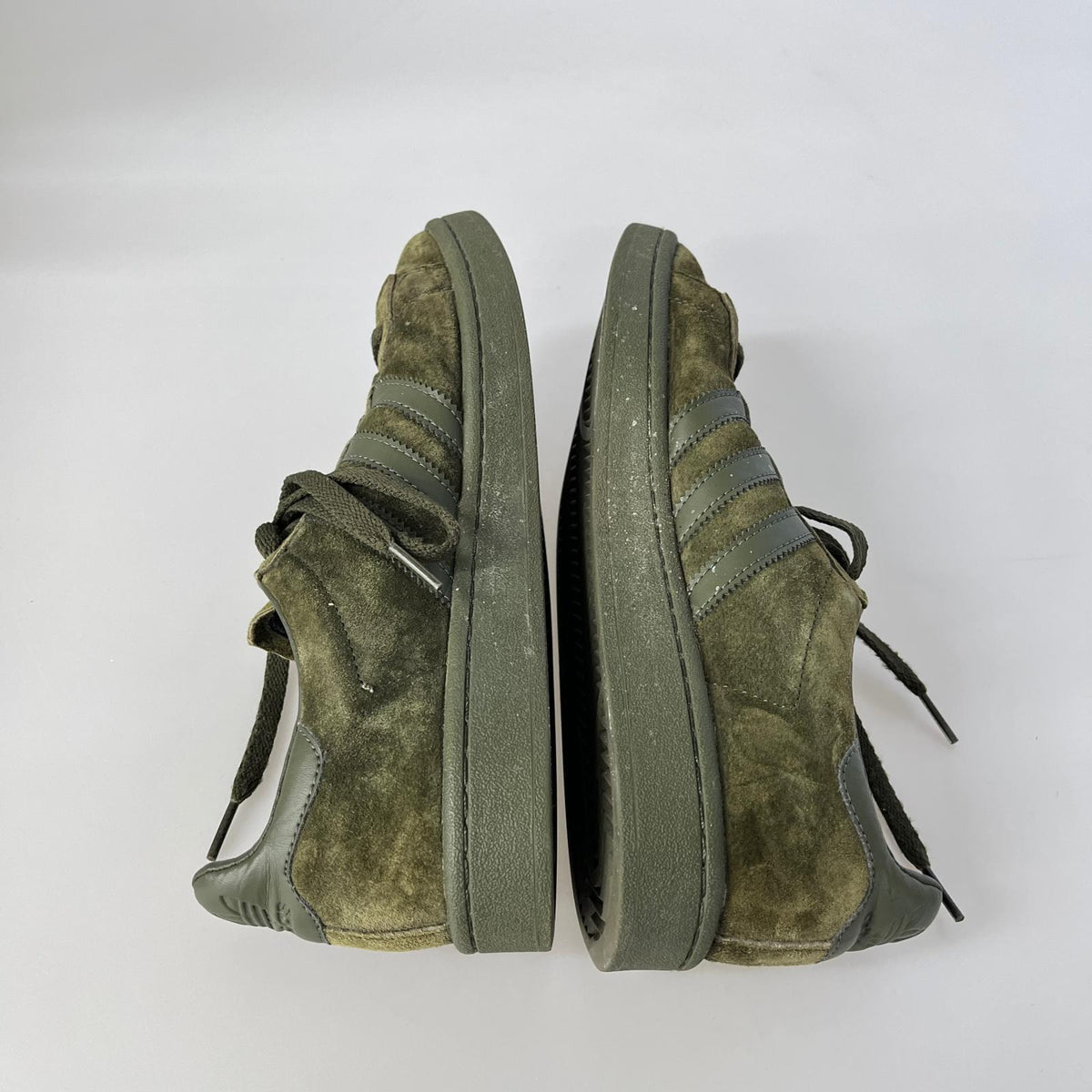 スニーカー CAMPUS SUEDE GREEN 27.0cm 26.5cm (US8 1/2 UK8 EU43) カーキ