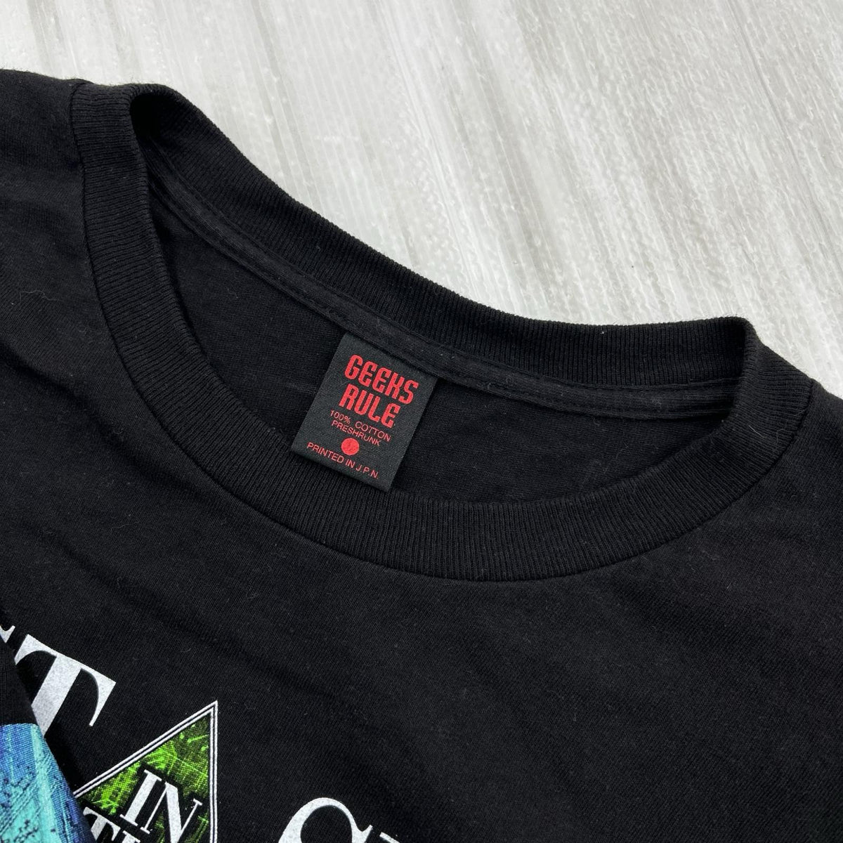 半袖Ｔシャツ geeks rule 攻殻機動隊 Tシャツ ブラック