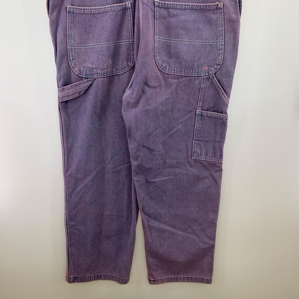 オーバーオール LIBERTY ｳｫｯｼｭ ﾃﾞﾆﾑ 紫