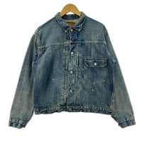 デニムジャケット 1st TYPE ペイント加工（M） M ネイビー