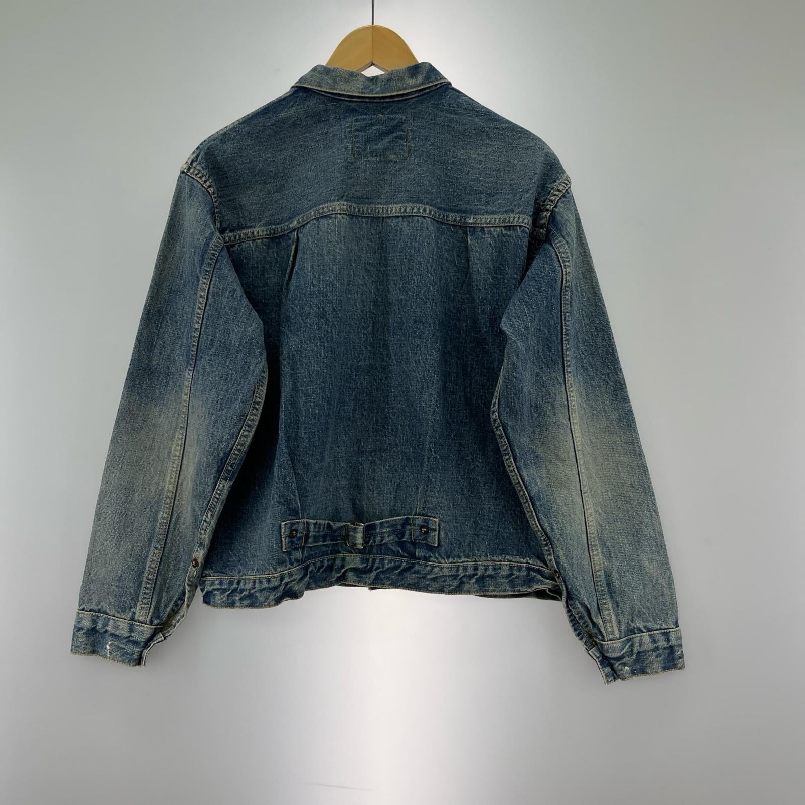 デニムジャケット 1st TYPE ペイント加工（M） M ネイビー