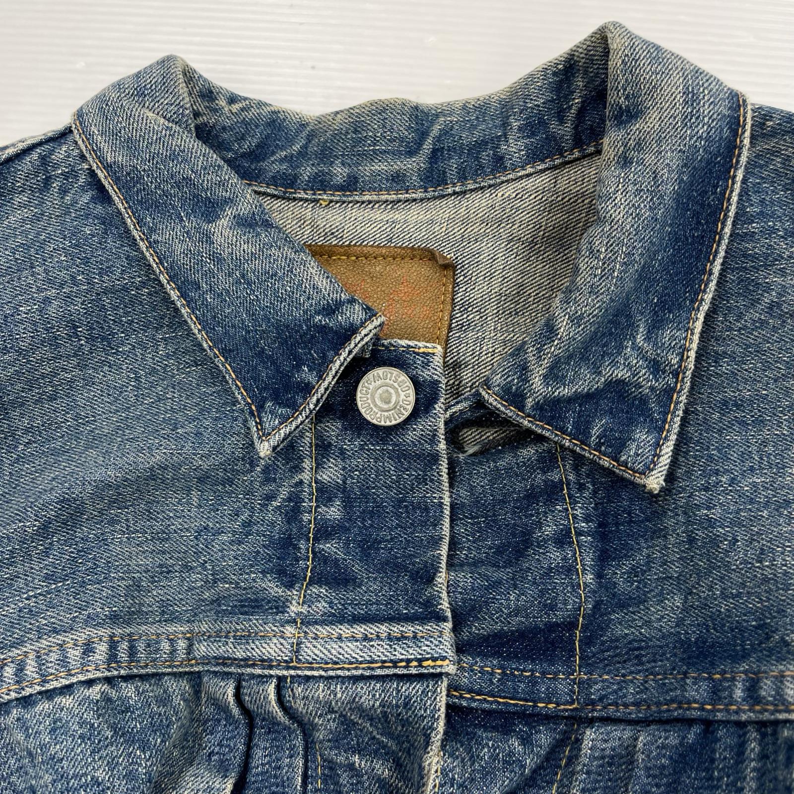 デニムジャケット 1st TYPE ペイント加工（M） M ネイビー