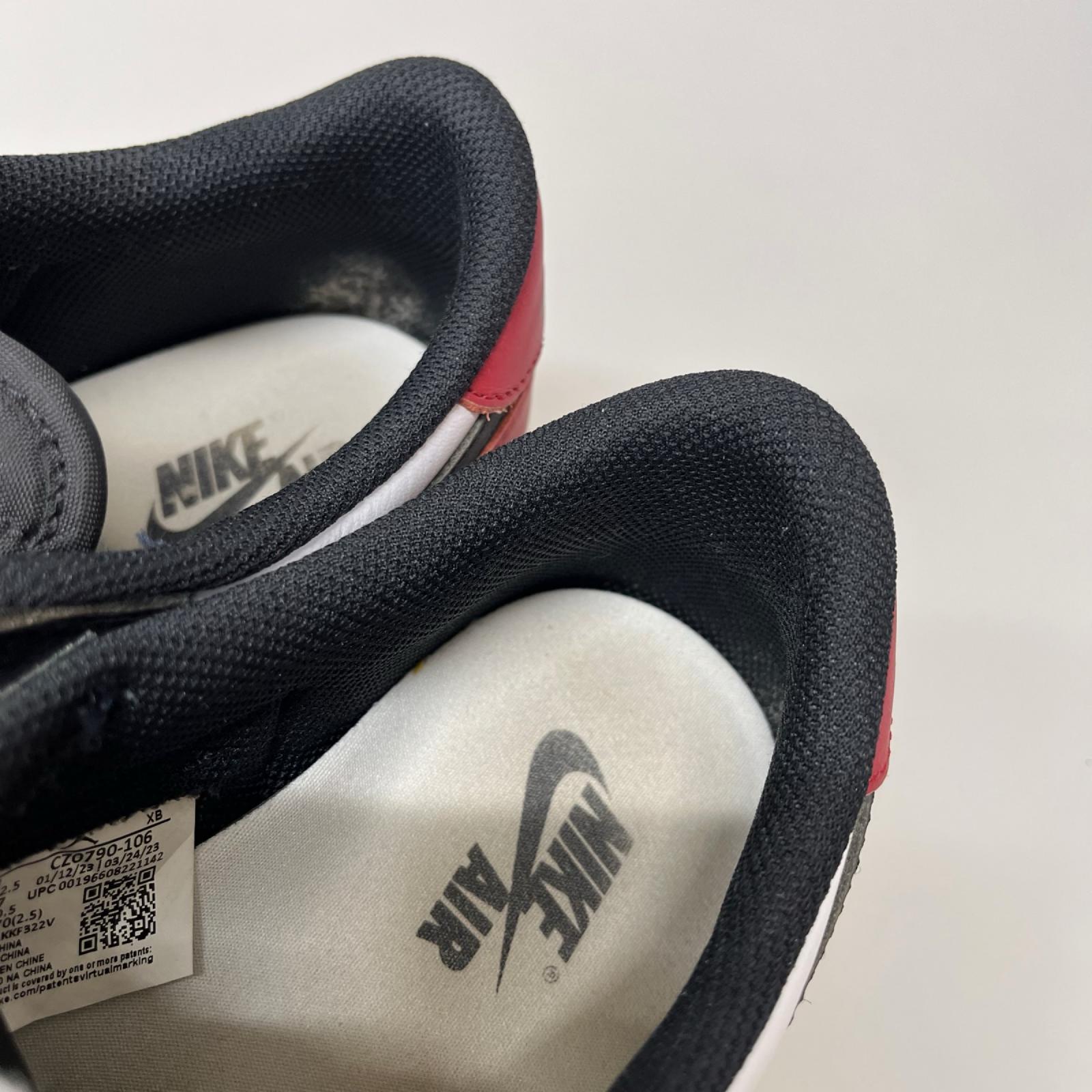 スニーカー AIR JORDAN 1 LOW 赤 (27.0) 27cm (US9 UK8 1/2 EU44)