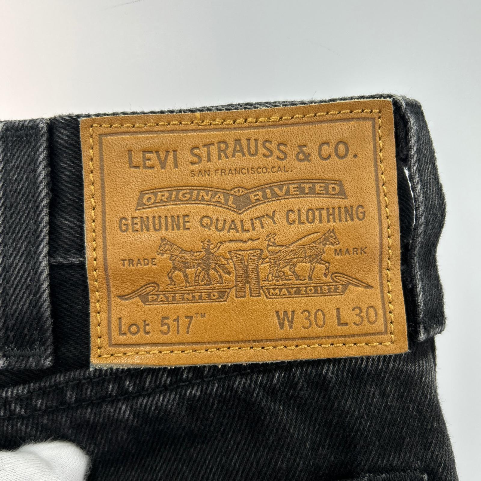 デニムパンツ PREMIUM 517 ﾌﾞｰﾂｶｯﾄ BLK W30 30 ブラック