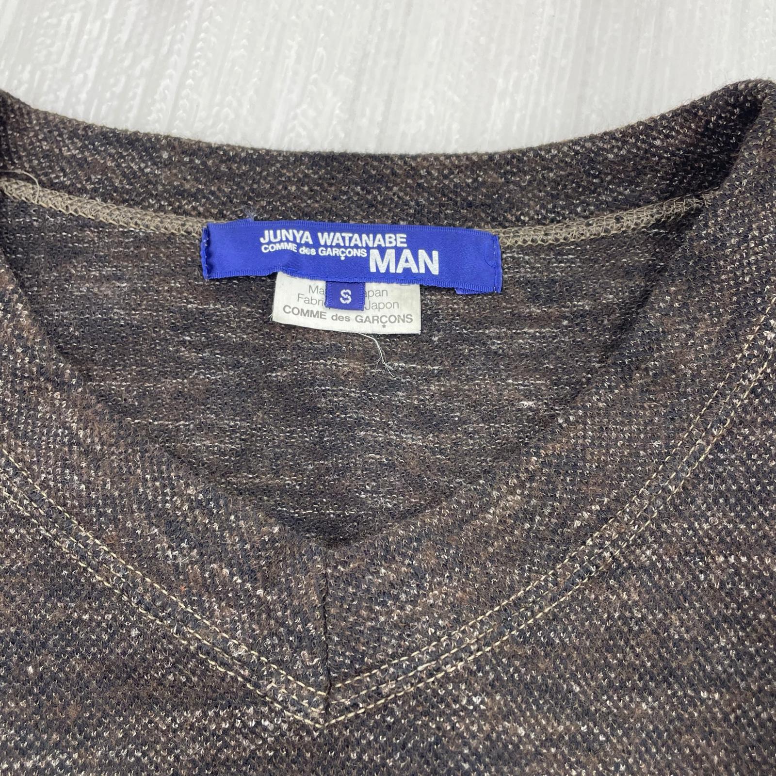 ニット 12AW Vﾈｯｸﾆｯﾄ 茶（S） S ブラウン