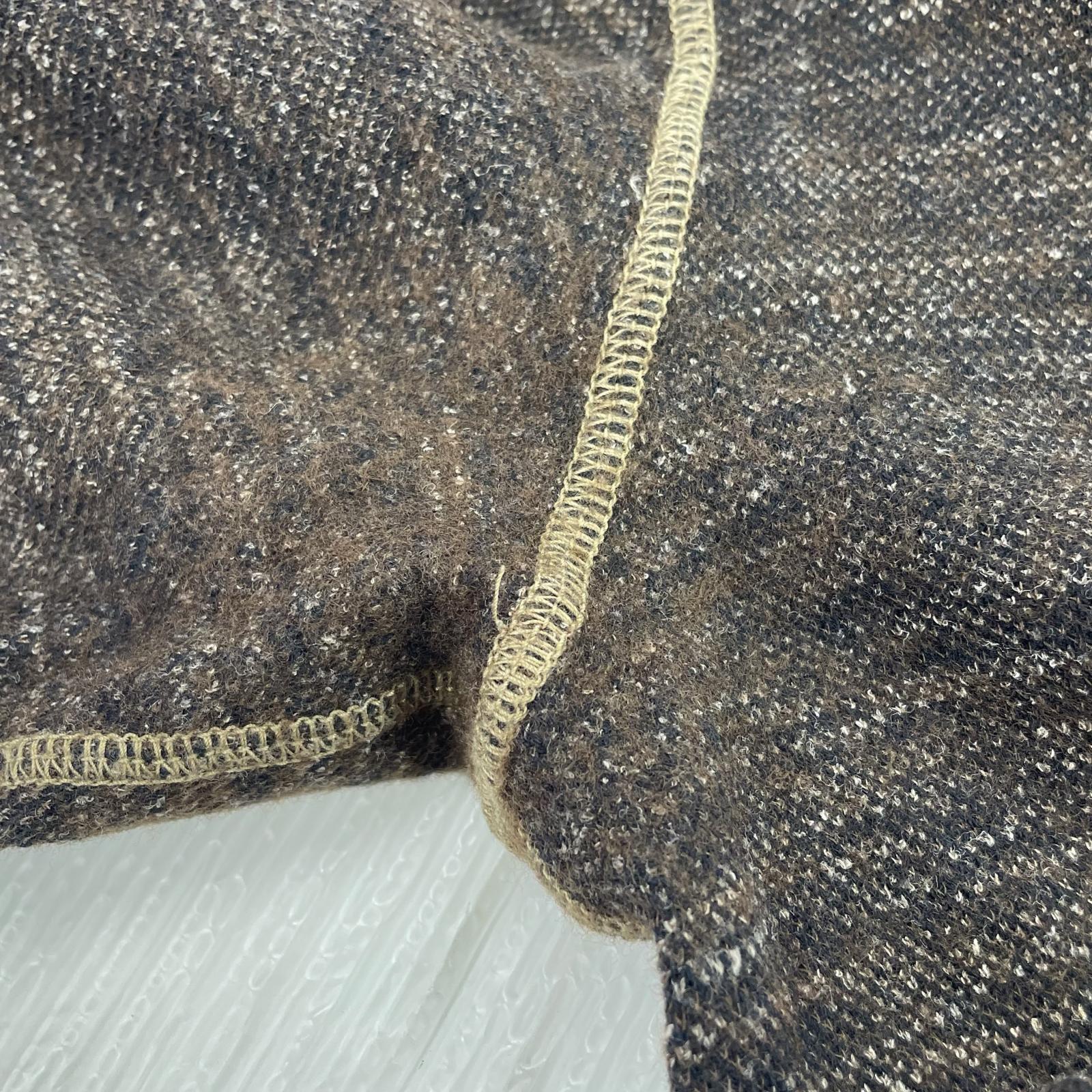 ニット 12AW Vﾈｯｸﾆｯﾄ 茶（S） S ブラウン