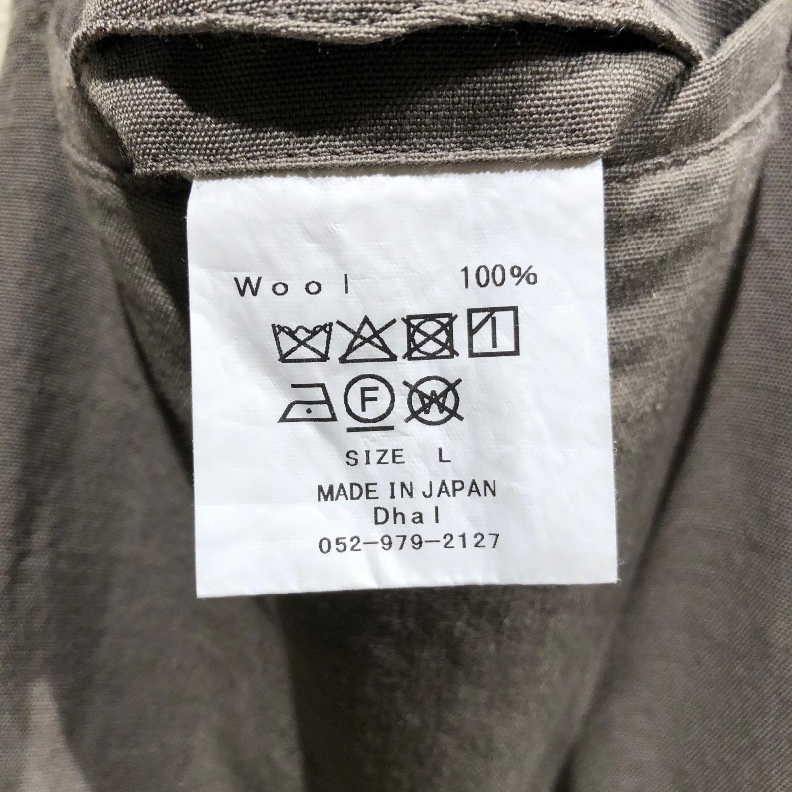 パンツ Dhal ウールワイドスラックス