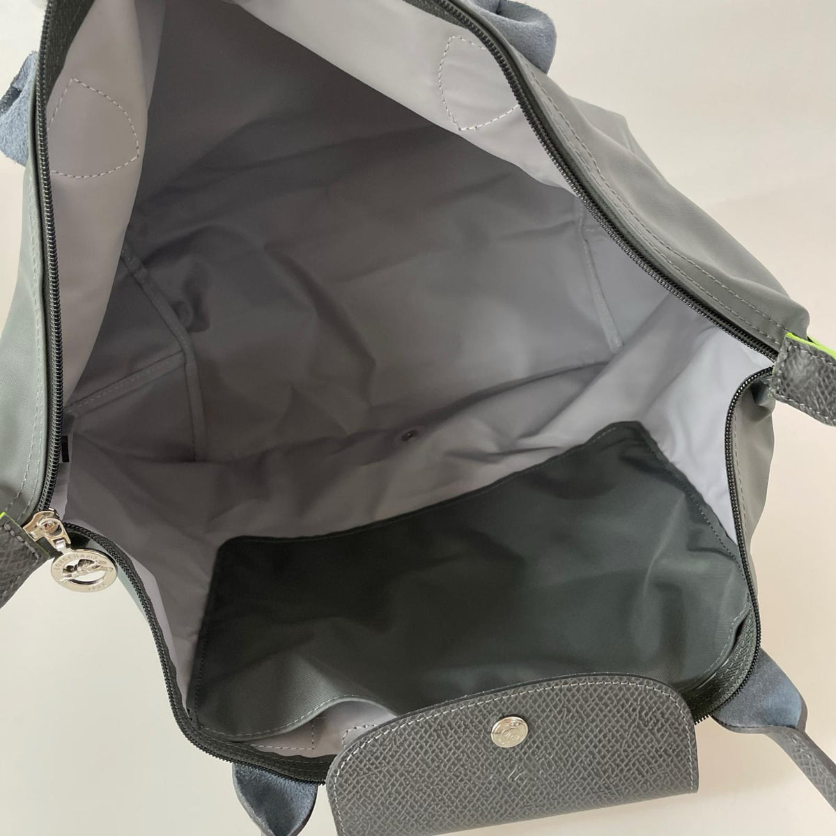 トートバッグ LONGCHAMP ルプリアージュ GY/LI グレー