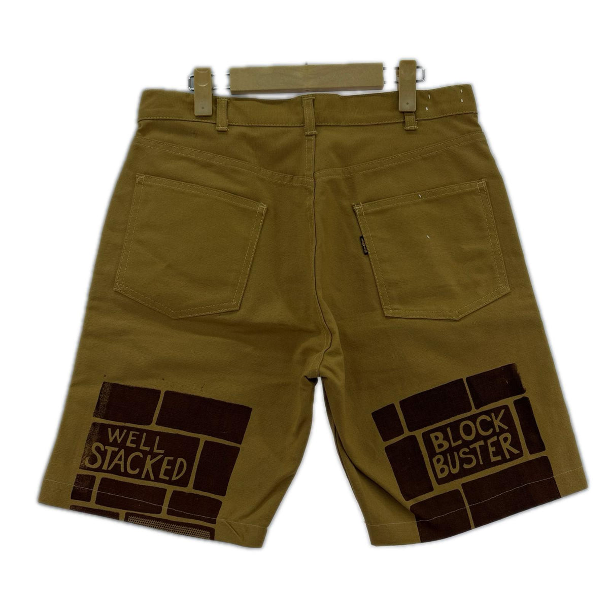 ショートパンツ 60's～ SPIKES Cut-Off Canvas Taperd Pants ブラウン