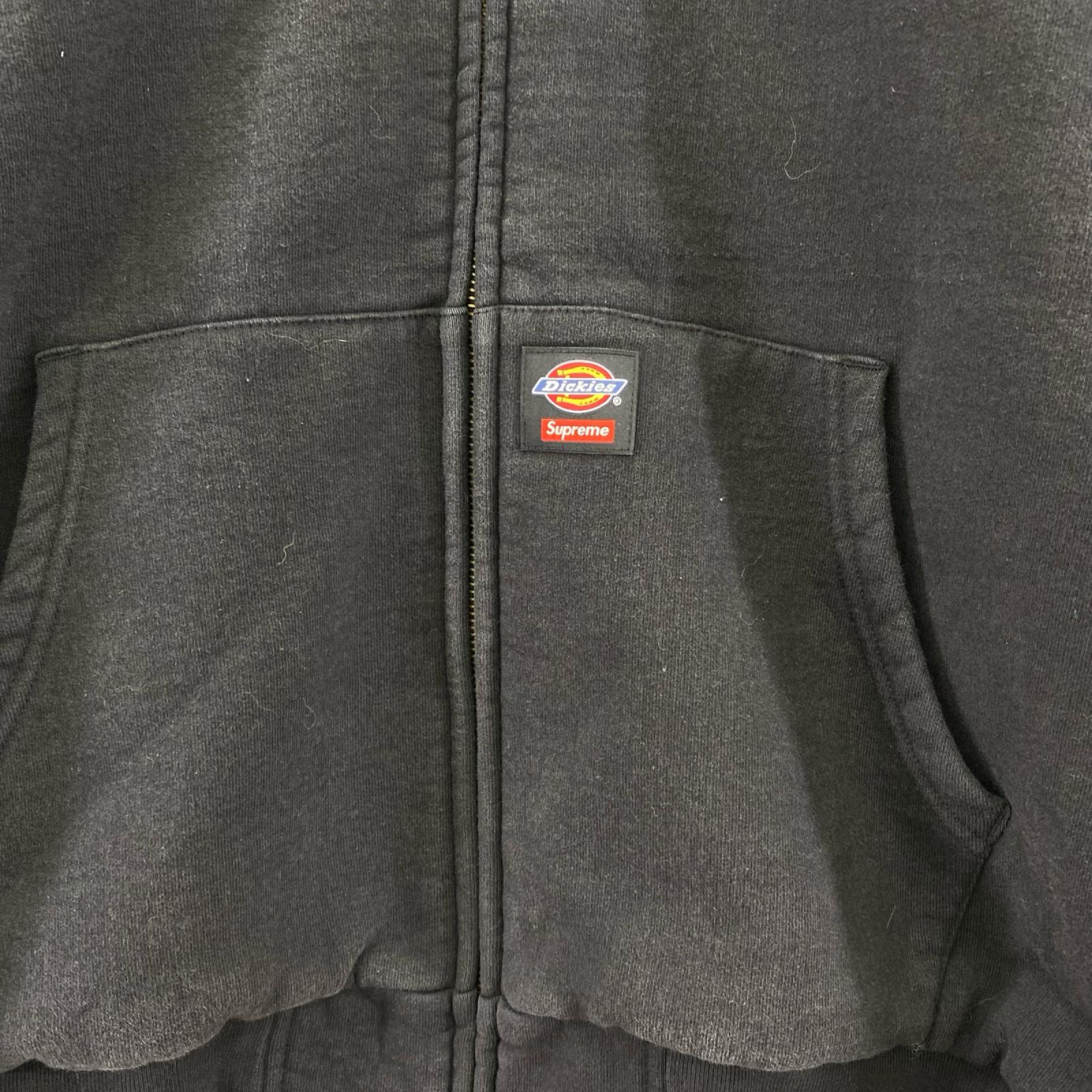パーカー Dickies Quilted Lined Zip Up XL 黒 ブラック