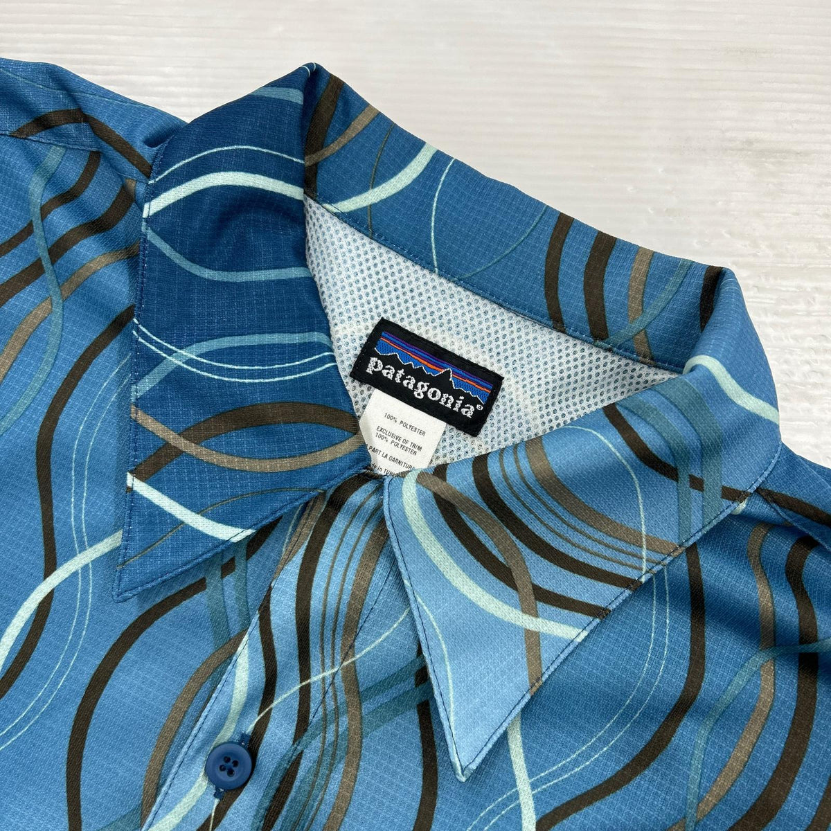 半袖シャツ 00s Rhythm Inyo Shirt BLU (M) M ブルー