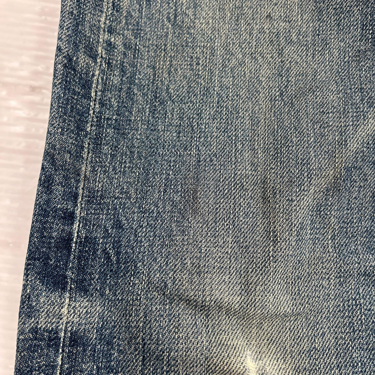 デニムパンツ 90s NO.2 2504XX 鯉釣りパッチ シンチバック W28 28 ブルー