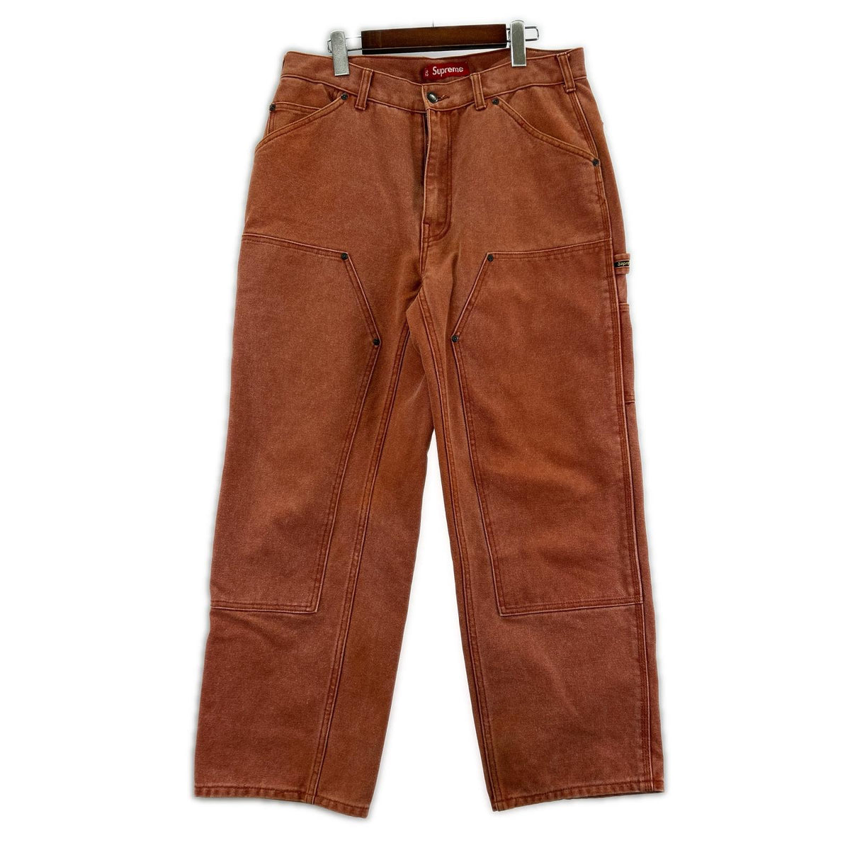 パンツ 24SS DOUBLE KNEE PAINTER PANT ORG W32 32 レッド