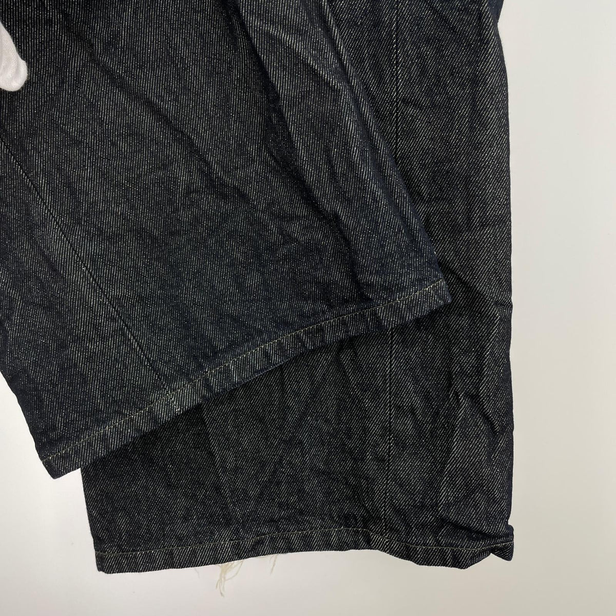 デニムパンツ ×EDIFICE TWISTED BELTED DENIM PANT 28 ブラック