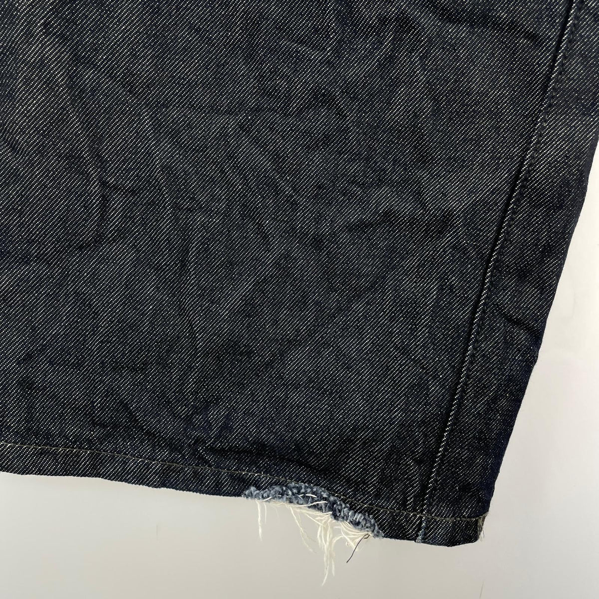 デニムパンツ ×EDIFICE TWISTED BELTED DENIM PANT 28 ブラック