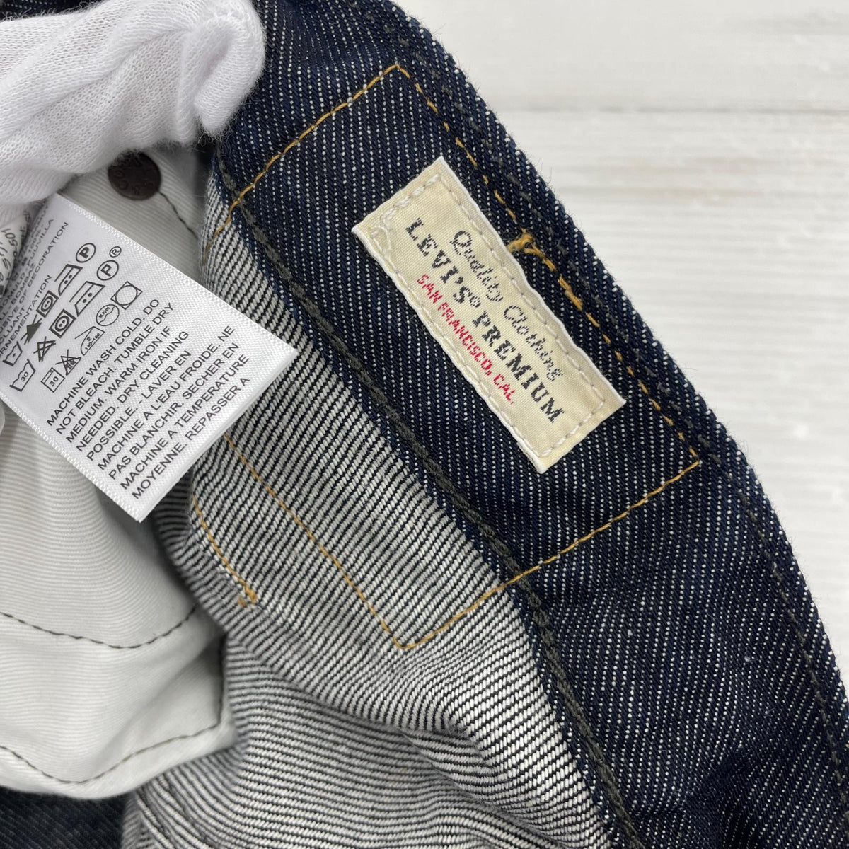 デニムパンツ ×EDIFICE TWISTED BELTED DENIM PANT 28 ブラック