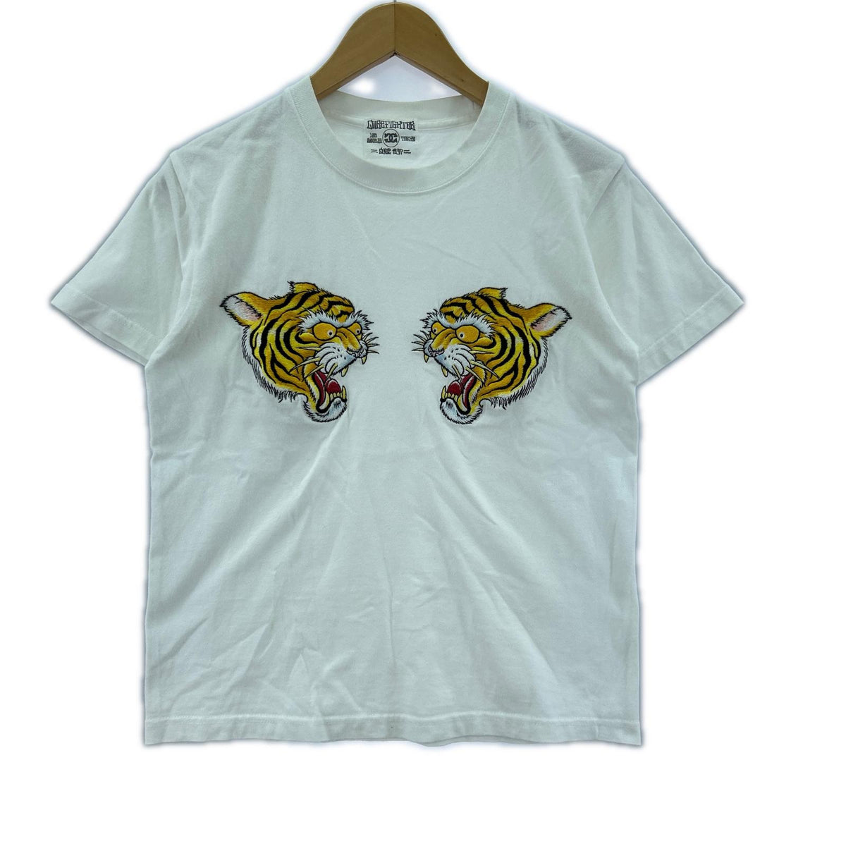 半袖Ｔシャツ COREFIGHTER 虎刺繍 S/Sカットソー 白 (S) S ホワイト