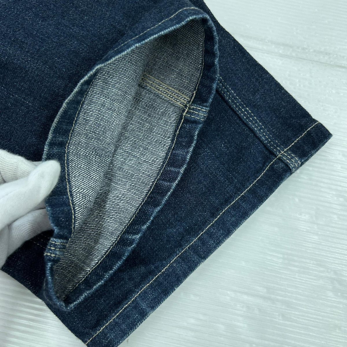 デニムパンツ NEIGHBORHOOD 20AW シンチバック デニム 202XBNH-PTM15 (S) S ブルー