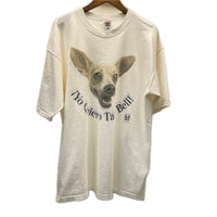 半袖Ｔシャツ 90s TACO BELL チワワ　プリントTシャツ 1998年 ﾌﾙｰﾂ2枚ﾀｸﾞ LL ホワイト