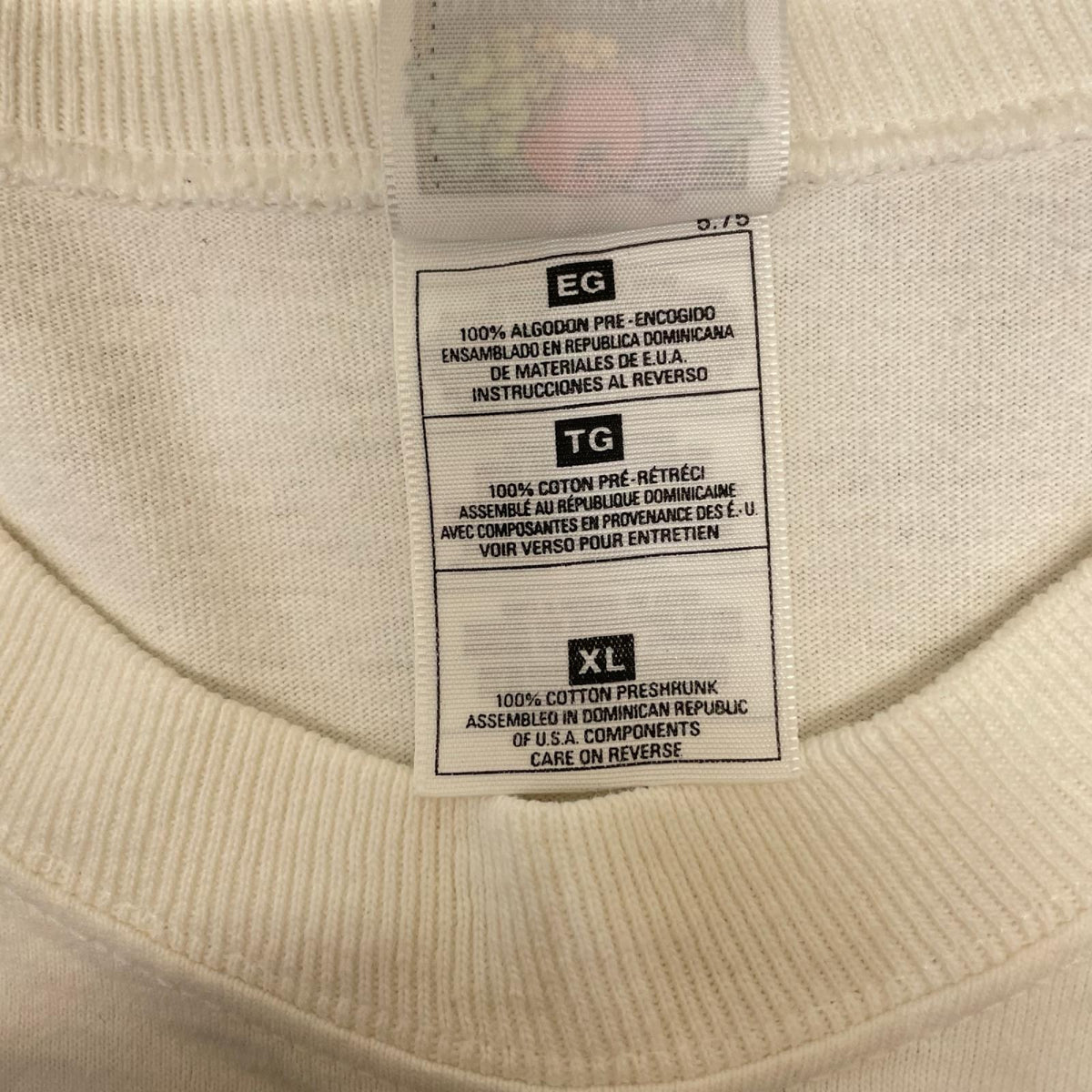 半袖Ｔシャツ 90s TACO BELL チワワ　プリントTシャツ 1998年 ﾌﾙｰﾂ2枚ﾀｸﾞ LL ホワイト
