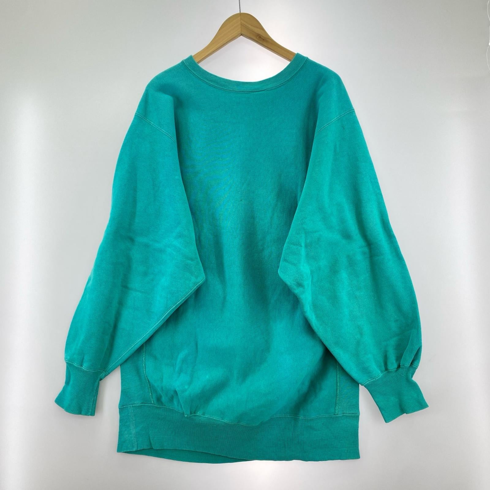 スウェット 刺繍タグ REVERSE WEAVE XXL グリーン グリーン