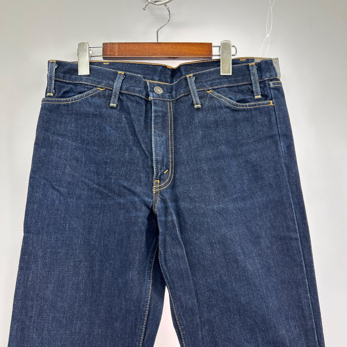 デニムパンツ 70646 ブーツカットデニム オレンジタブ 日本製 32 ネイビー