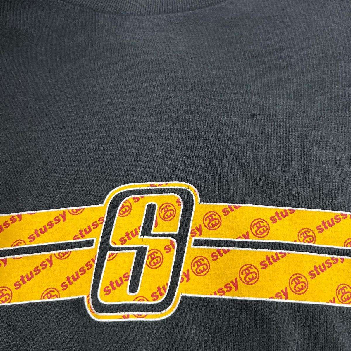 半袖Ｔシャツ 90s 紺タグ USA製 パロディロゴプリント 黒 M M ブラック