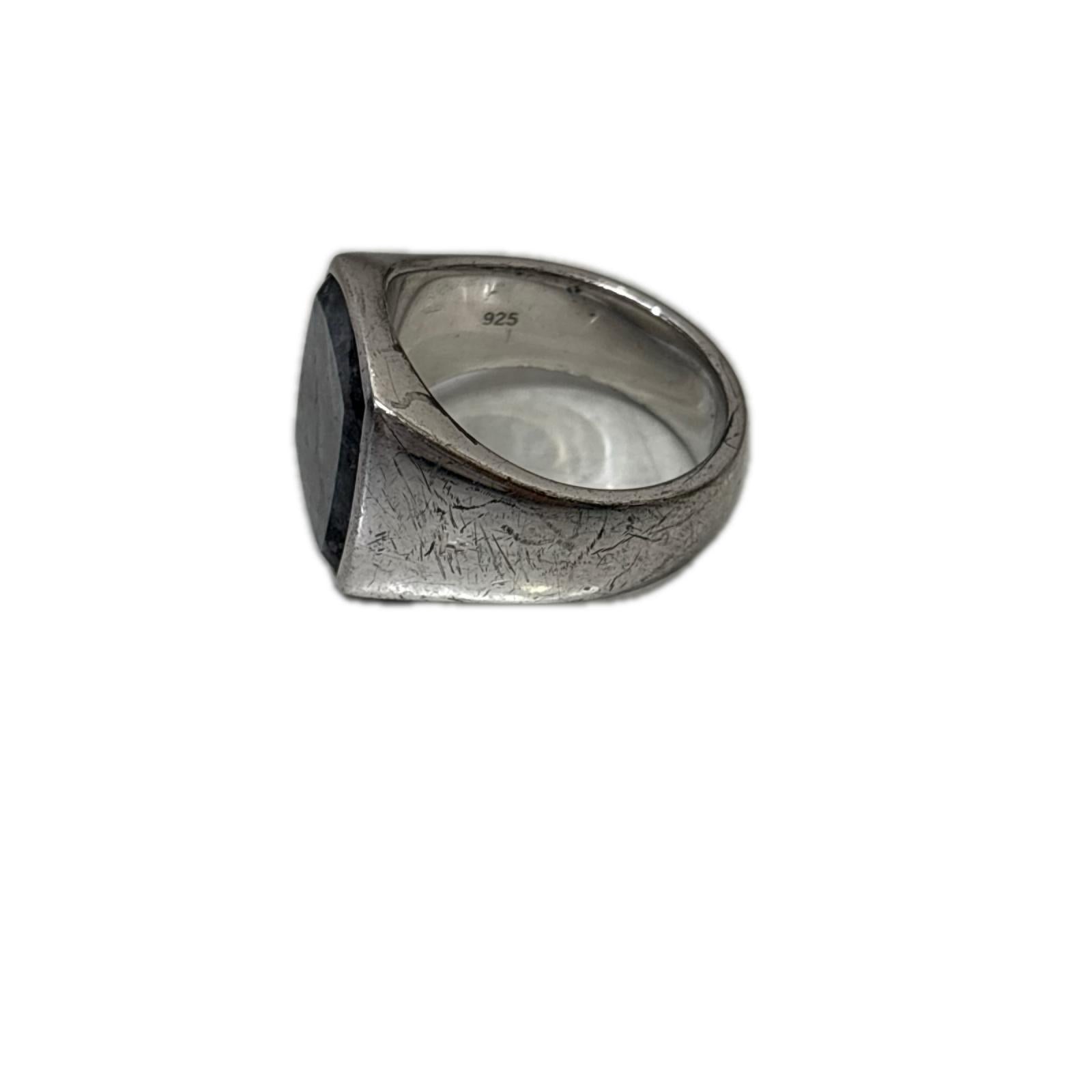 リング・指輪 KAY RING LARVIKITE シルバー
