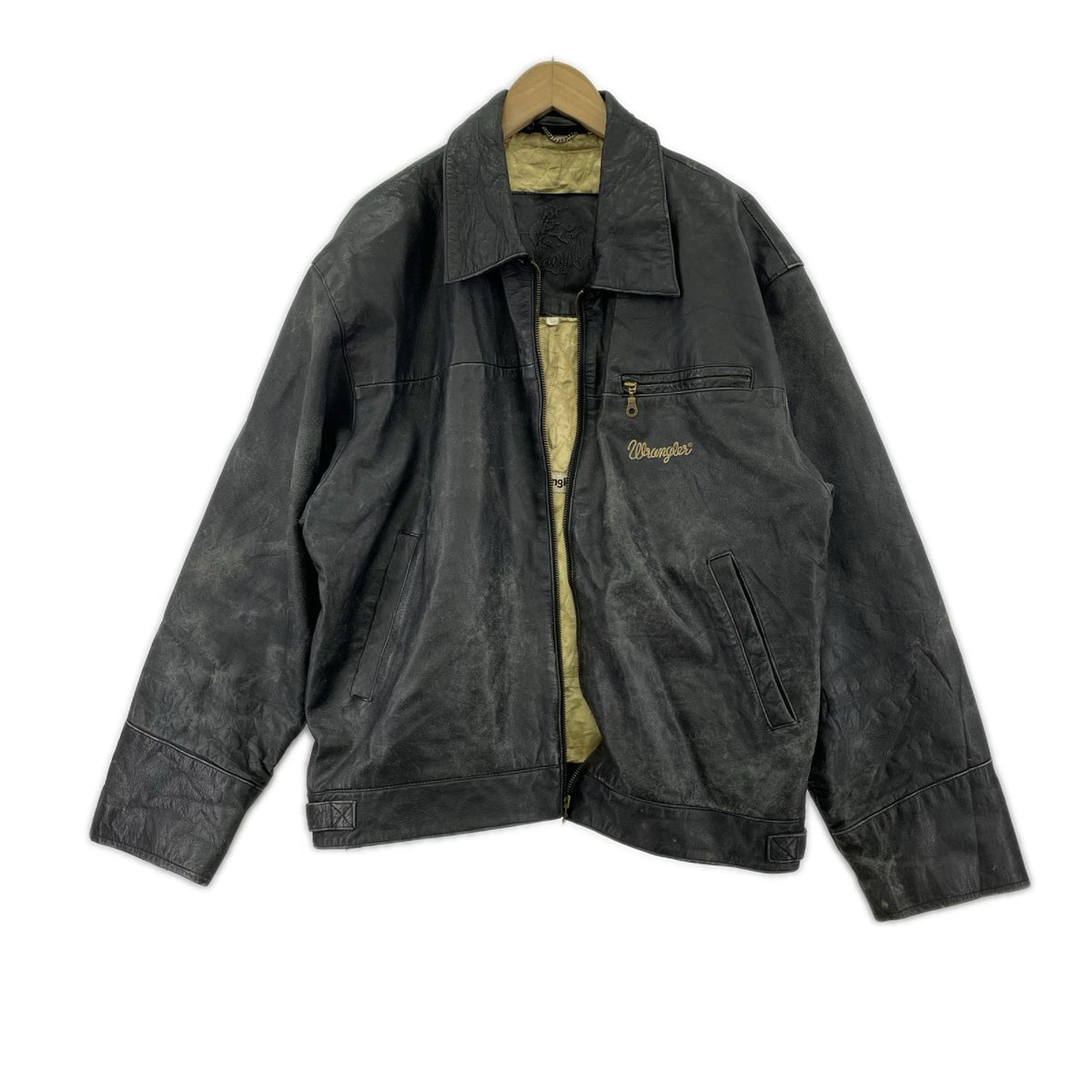 レザージャケット 90s JAMES DEAN製品 牛革 黒 ブラック