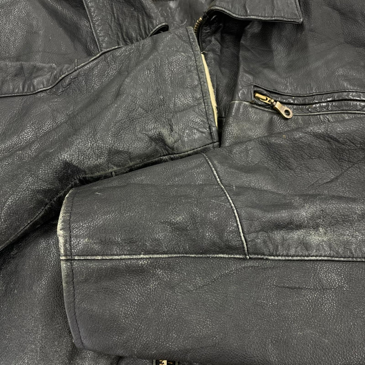 レザージャケット 90s JAMES DEAN製品 牛革 黒 ブラック