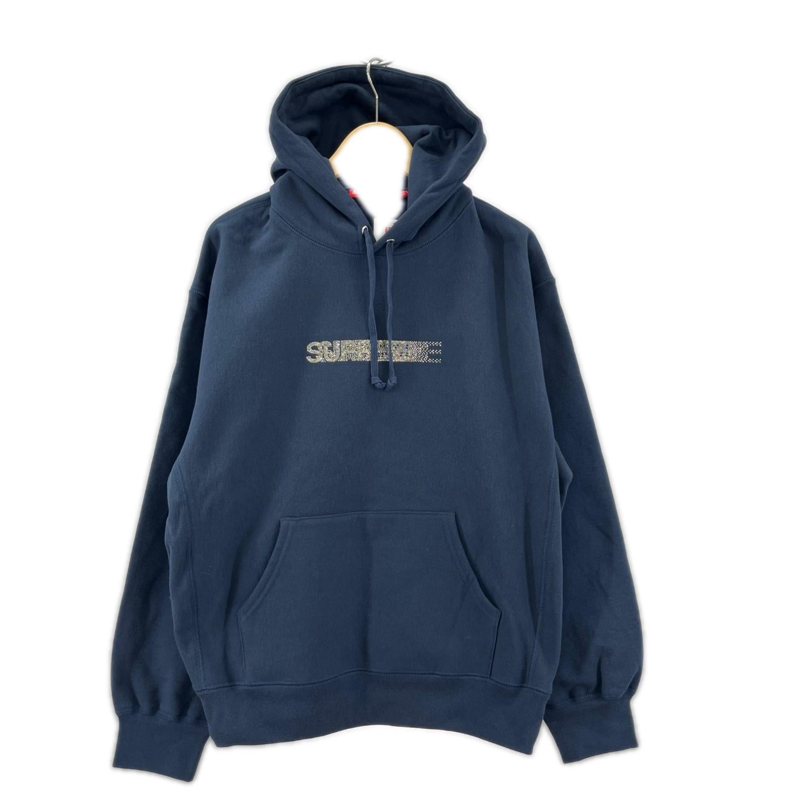 パーカー 25AW Motion Logo Hooded Sweatshirt (M) M ネイビー