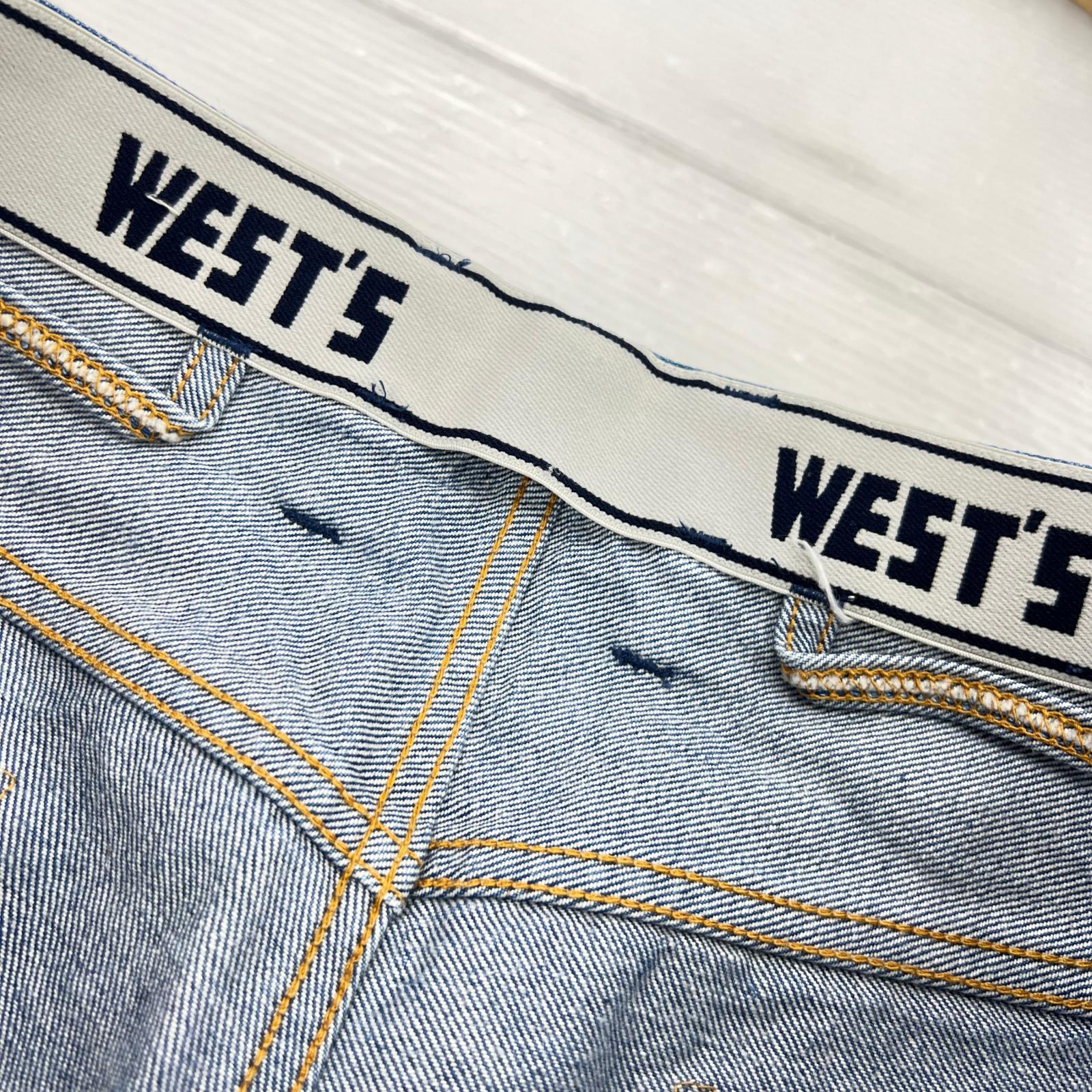 デニムパンツ WESTOVERALLS 806T テーパードデニム 青 (34) 34 ブルー