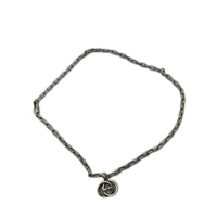 GUCCI インターロッキングGシルバーネックレス