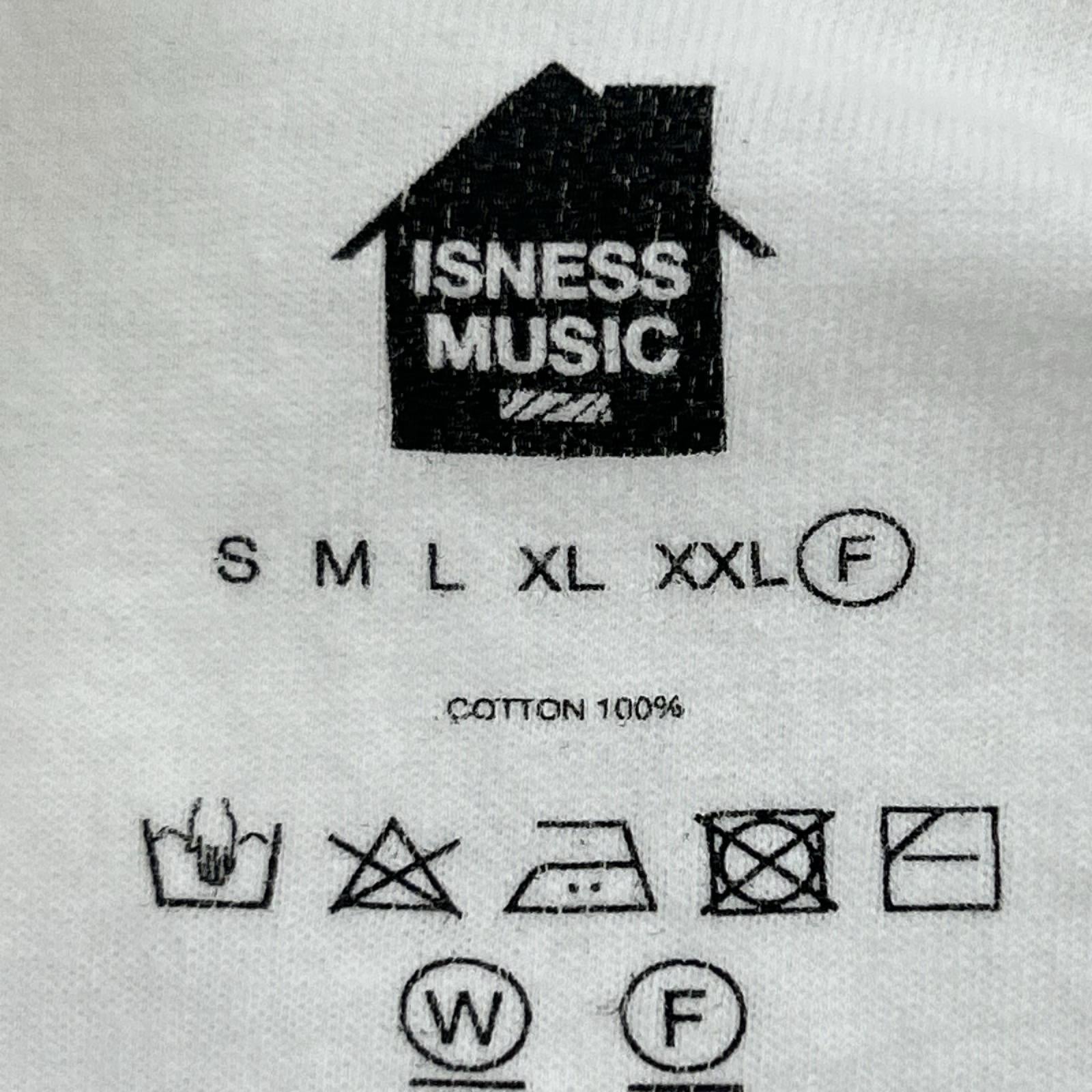 半袖Ｔシャツ ISNESS MUSIC RAVE Tee 白　F ホワイト
