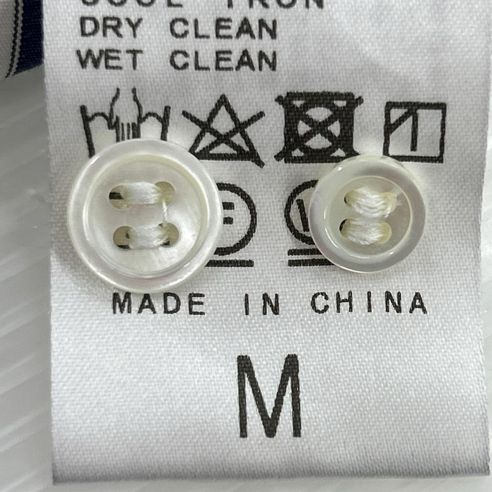 長袖シャツ 別注THOMAS MASON ストライプ柄シャツ　M M