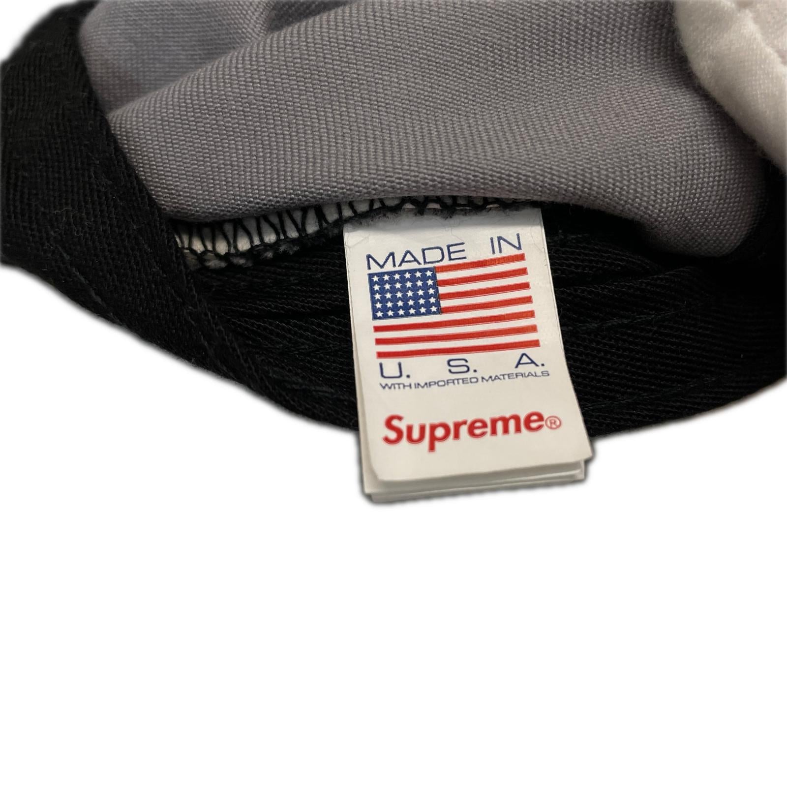キャップ supreme 25SS ウォッシュド チノ ツイル キャンプキャップ ブラック