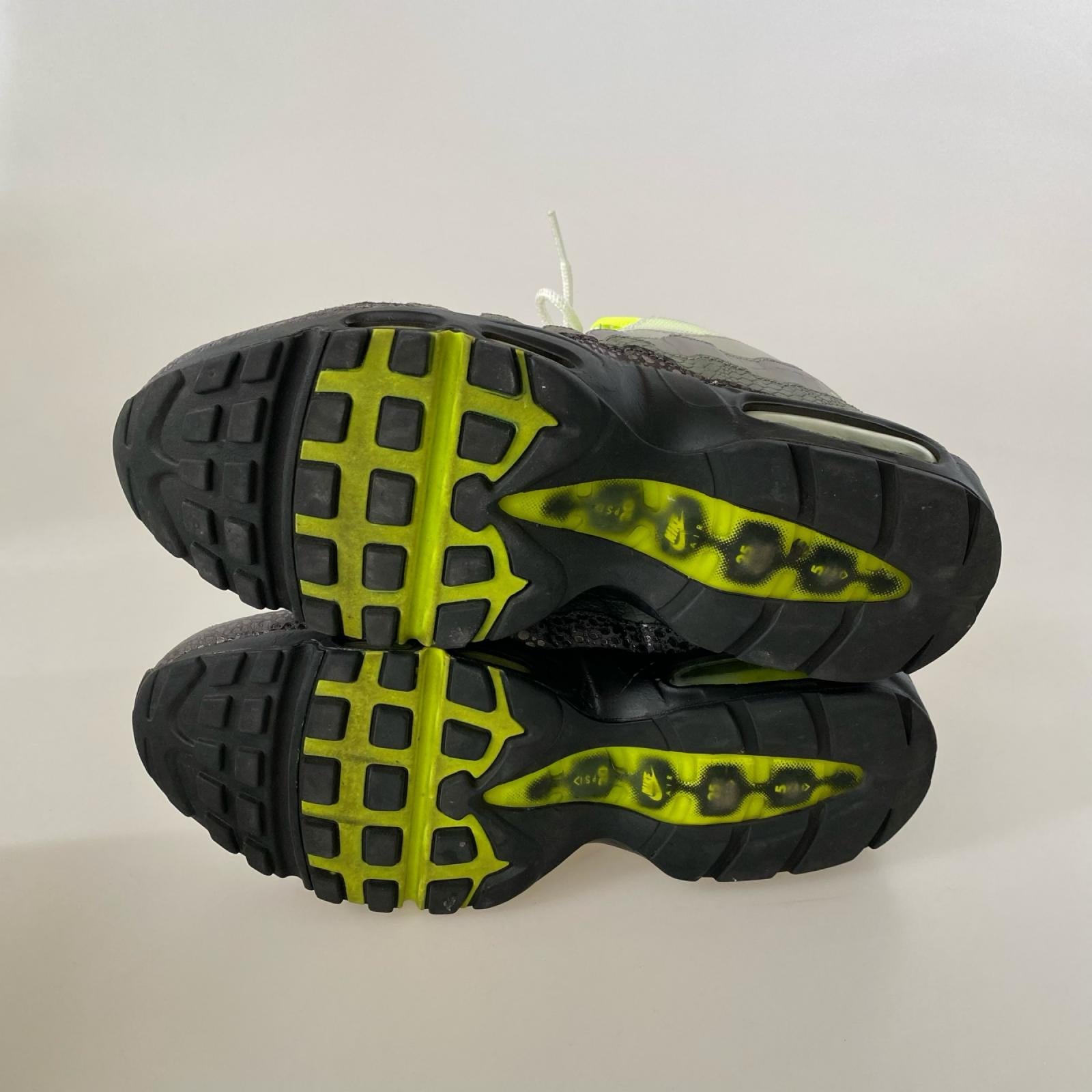 スニーカー 観賞用 AIR MAX 95 OG Neon Safari 759986-071 加水分解の可能性あり 27cm (US9 UK8 1/2 EU44) グレー