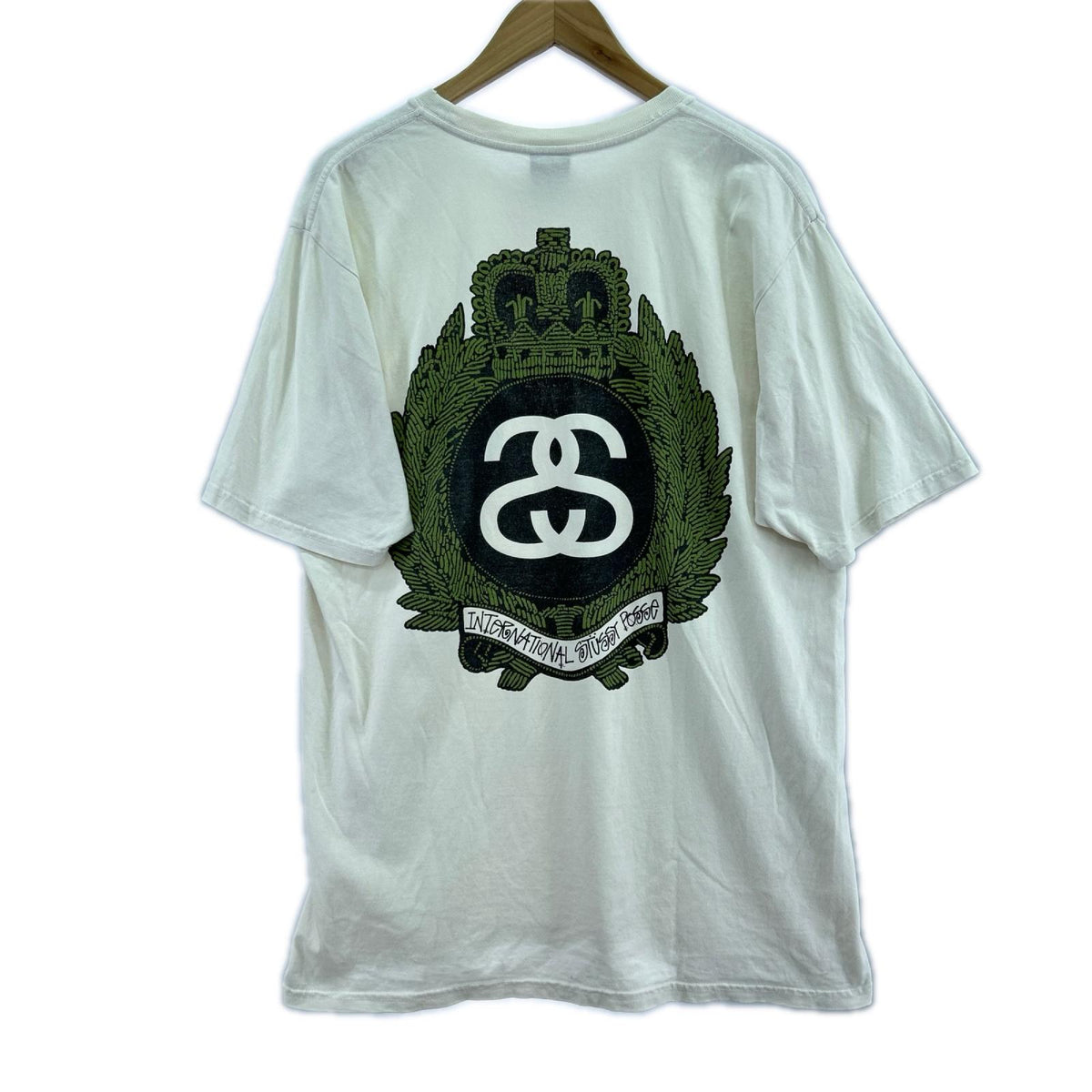 半袖Ｔシャツ Crown Wreath Pig Dyed Tee/M/ﾎﾜｲﾄ M ホワイト