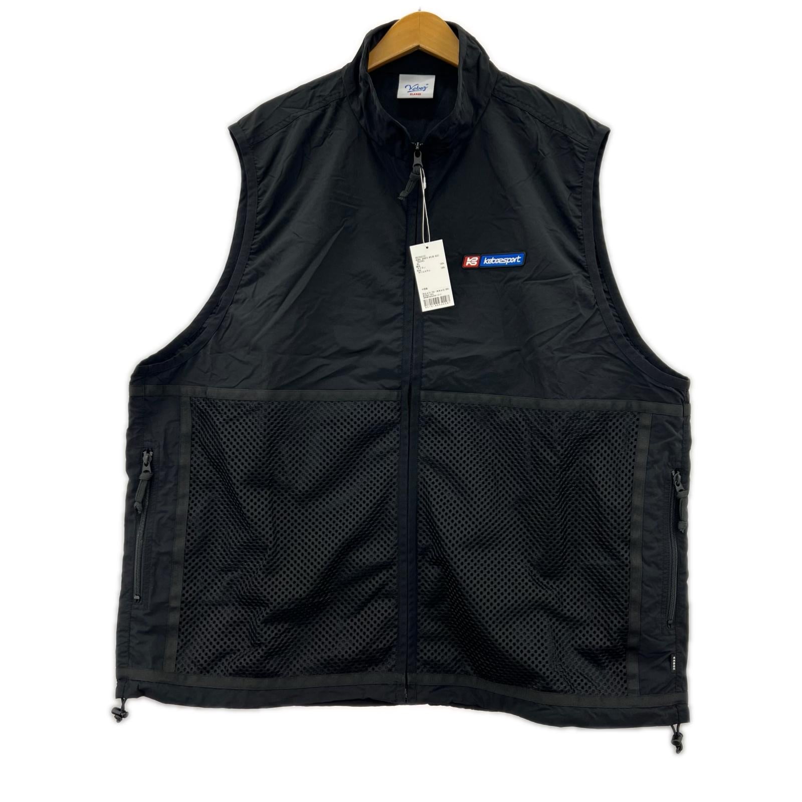 ジャケット SPORTS NYLON VEST 黒 XL ブラック