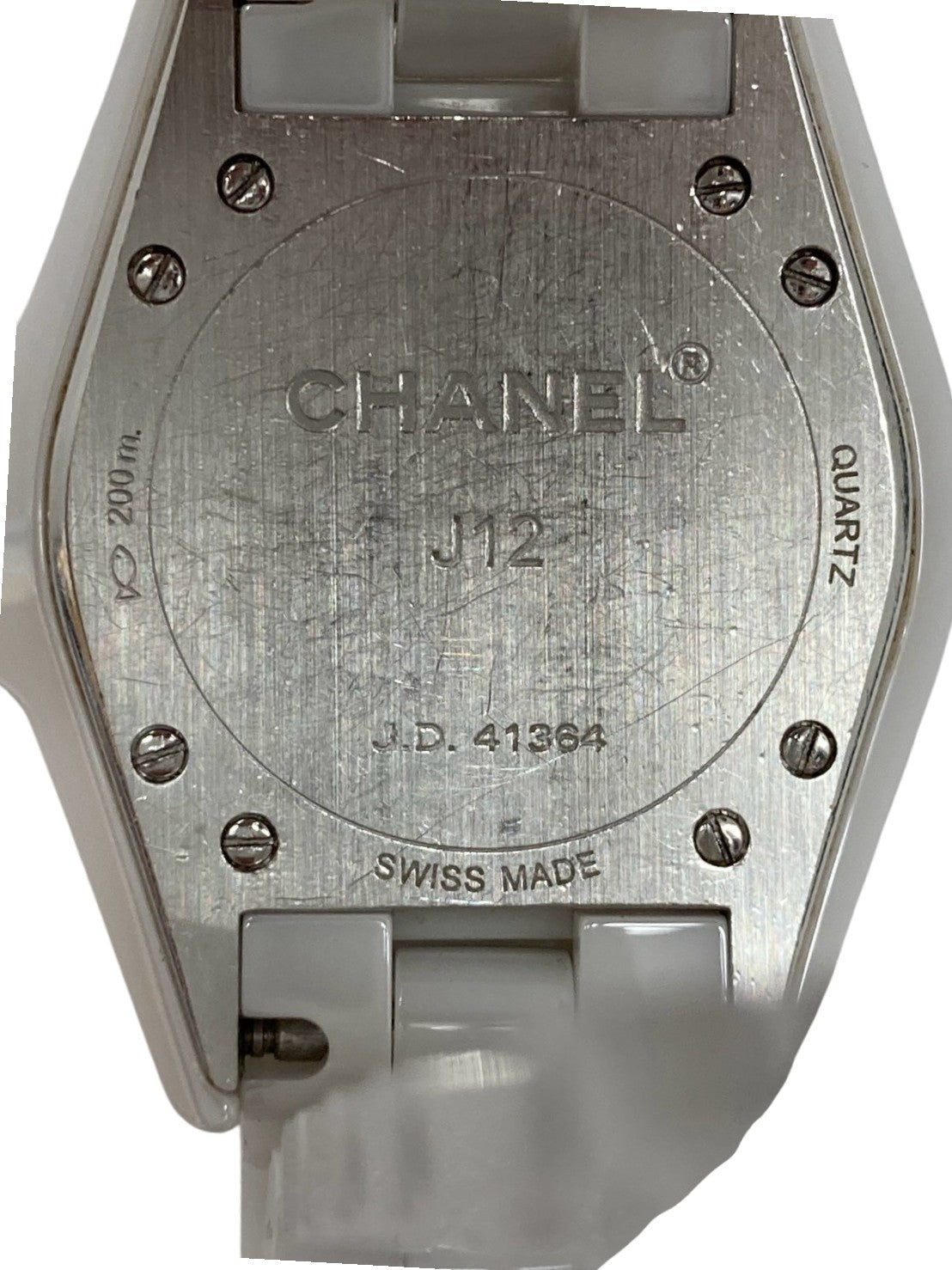 CHANEL シャネル J12 H2181 電池交換済み レディース クオーツ ホワイト H2181 腕時計
