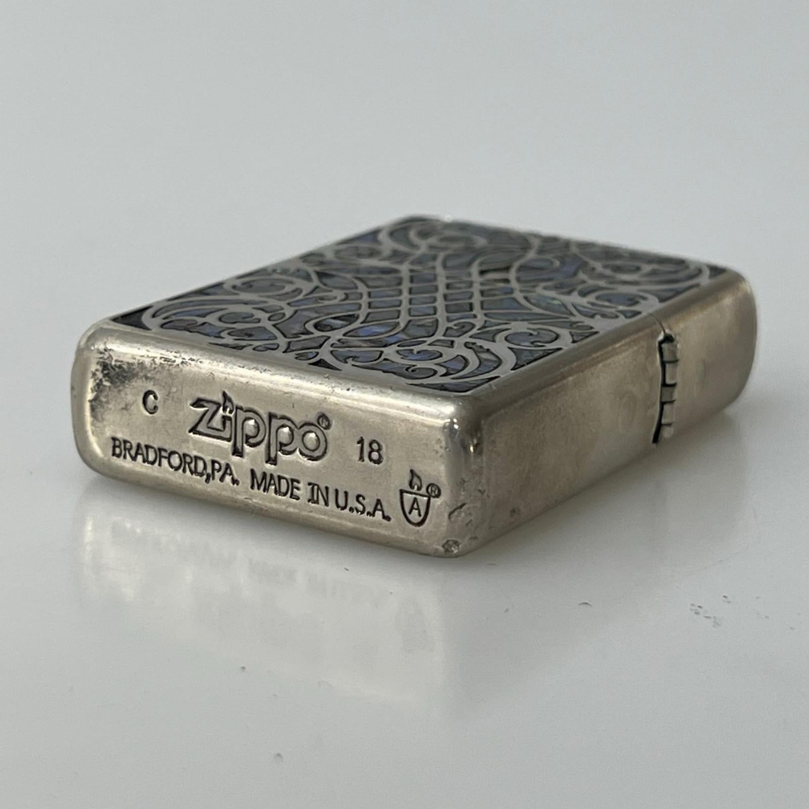 ライター ZIPPO 19年 ｱｰﾏｰｼｪﾙｱﾗﾍﾞｽｸ