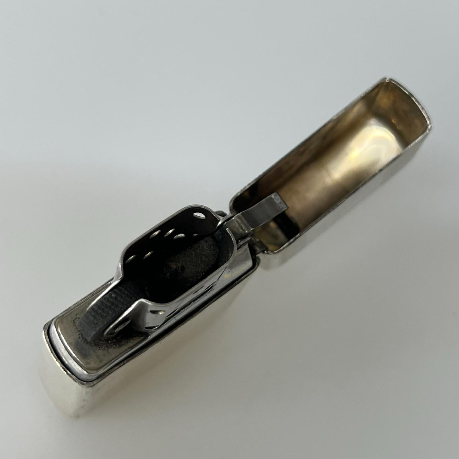 ライター ZIPPO 24年製 ｱﾗﾍﾞｽｸ ｸﾛｽﾒﾀﾙ STERLING USA製
