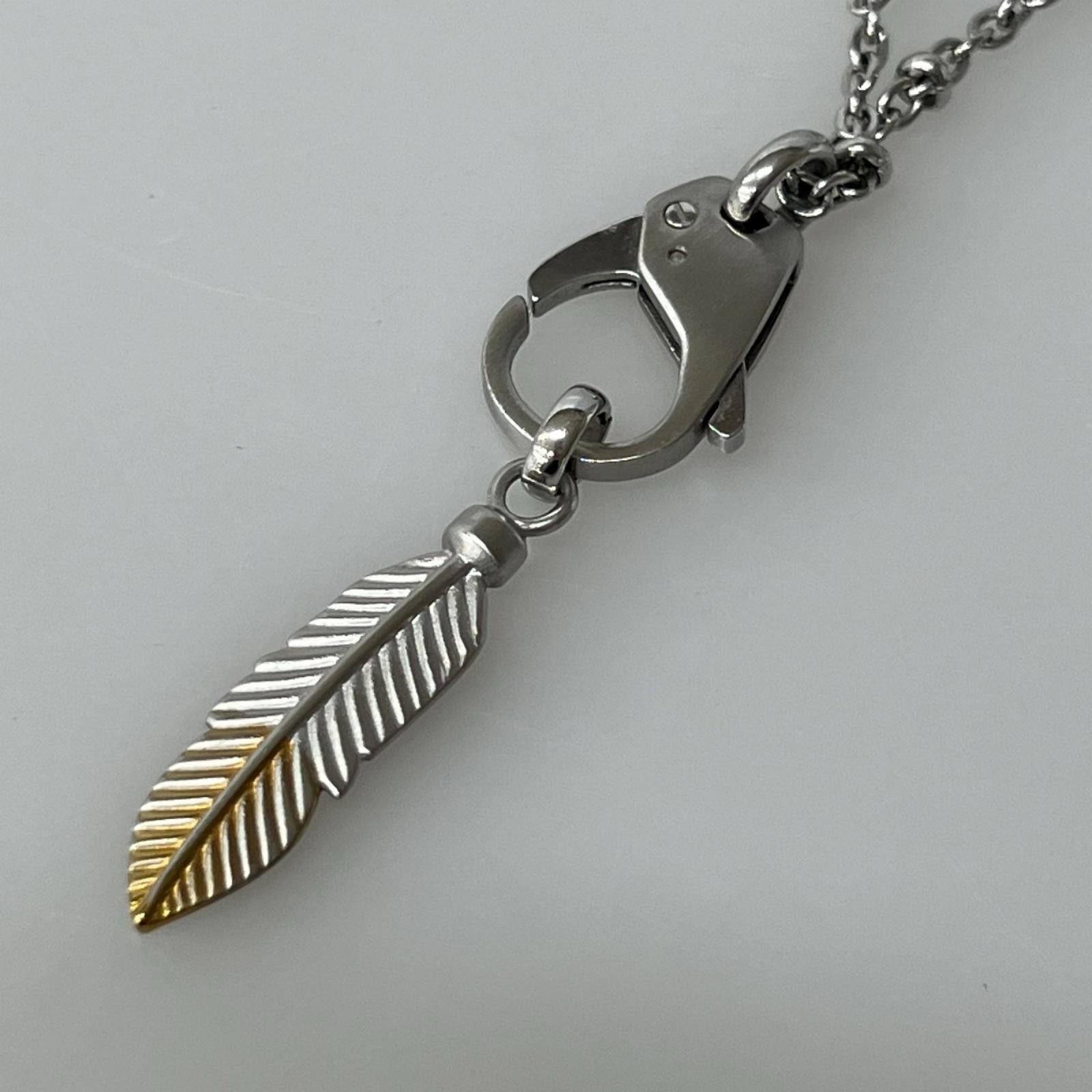 ネックレス ﾌｪｻﾞｰﾍﾟﾝﾀﾞﾝﾄﾄｯﾌﾟ ﾈｯｸﾚｽ STEEL